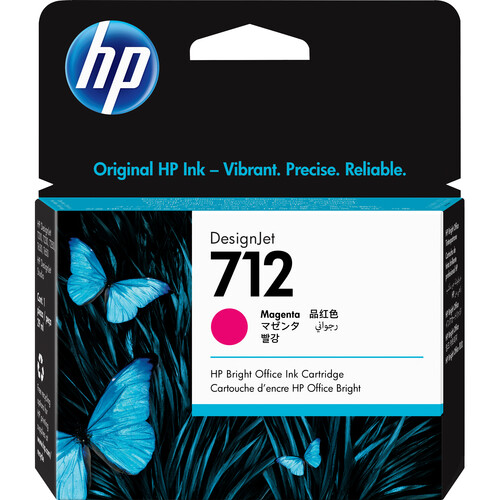 HP 712 Magenta  Ink Cartridge (29 ml)