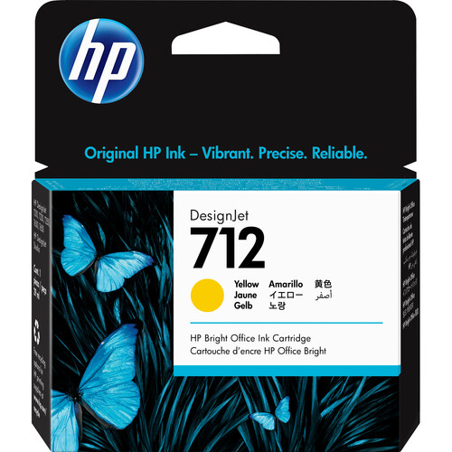 HP 712 Yellow Cartridge (29 ml)
