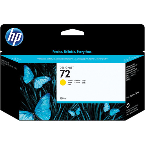 HP 72 Yellow Ink Cartridge (130 ml)