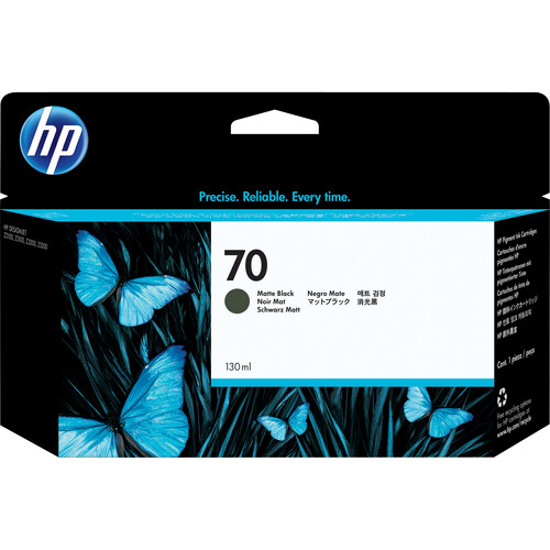 HP 70 Matte Black Ink Cartridge (130 ml)