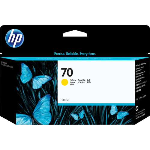 HP 70 Yellow Ink Cartridge (130 ml)