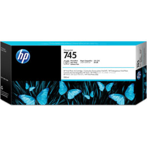 HP 745 300-ml Photo Black DesignJet Ink Cartridge